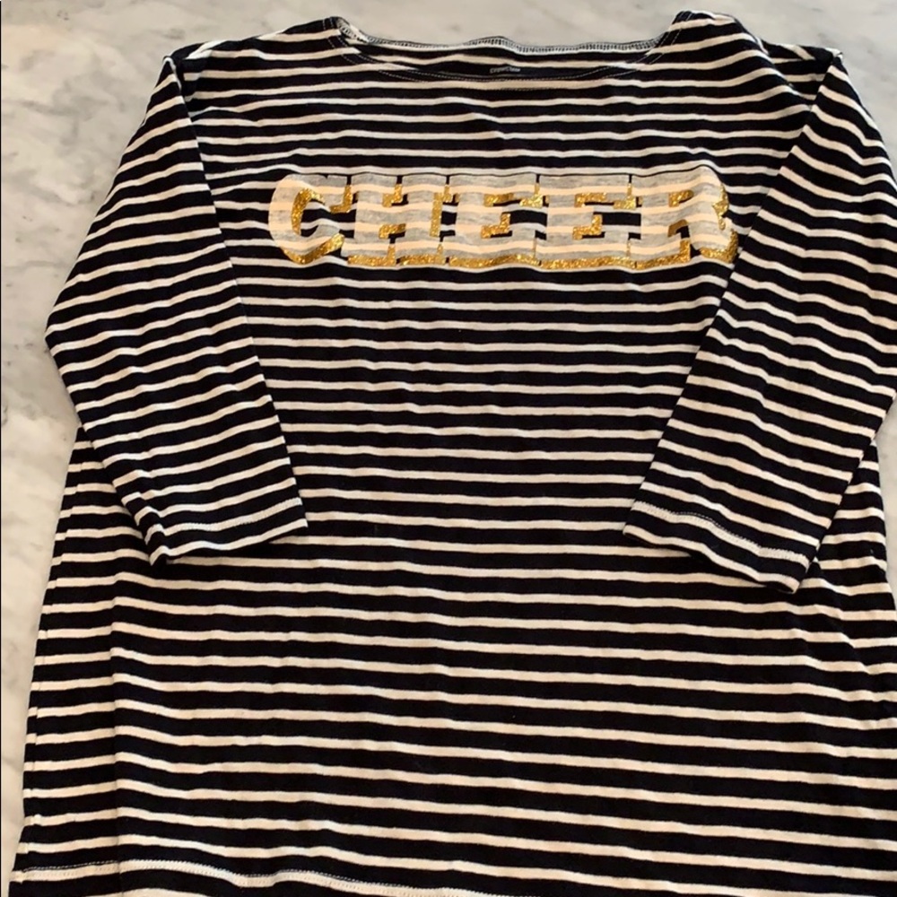 Crewcuts cheer shirt size 14